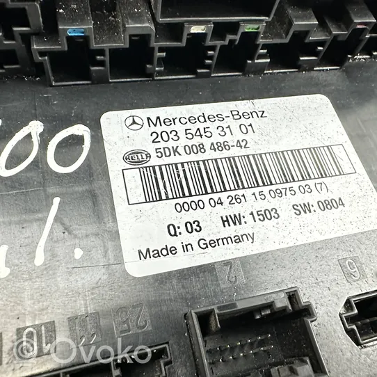 Mercedes-Benz C W203 Module de fusibles 2035453101