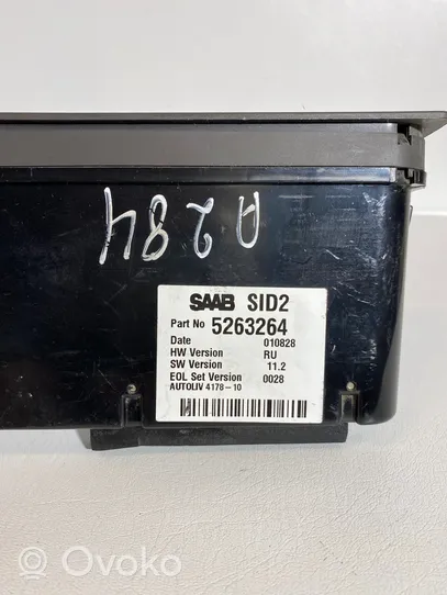 Saab 9-5 Monitor / wyświetlacz / ekran 5263264
