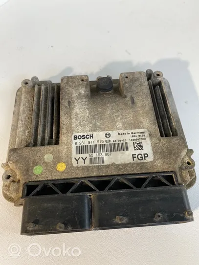 Opel Vectra C Engine control unit/module 55193967