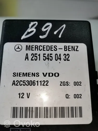 Mercedes-Benz E W211 Otras unidades de control/módulos A2515450432