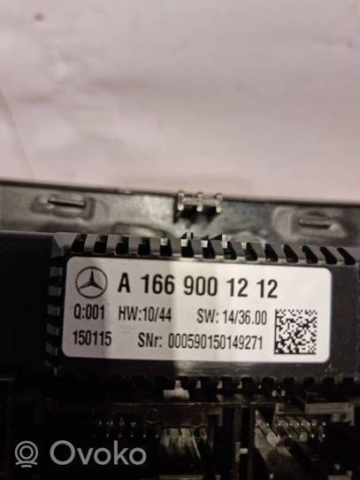 Mercedes-Benz GL X166 Centralina del climatizzatore A1669001212