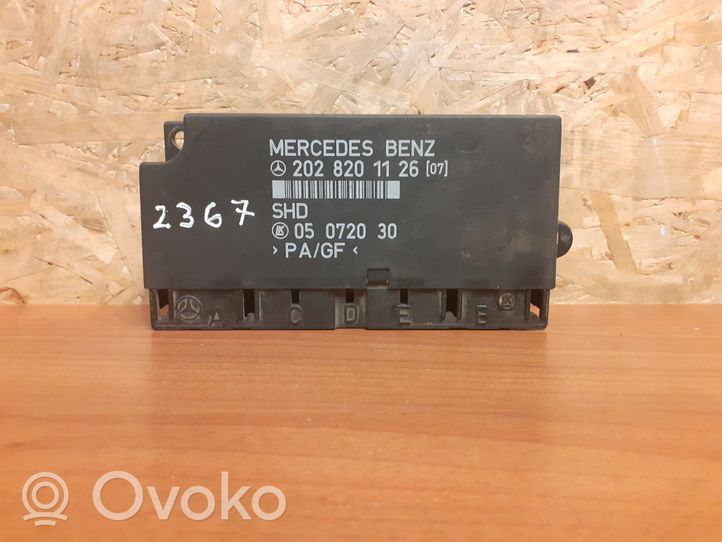 Mercedes-Benz C W202 Module de contrôle carrosserie centrale 2028201126