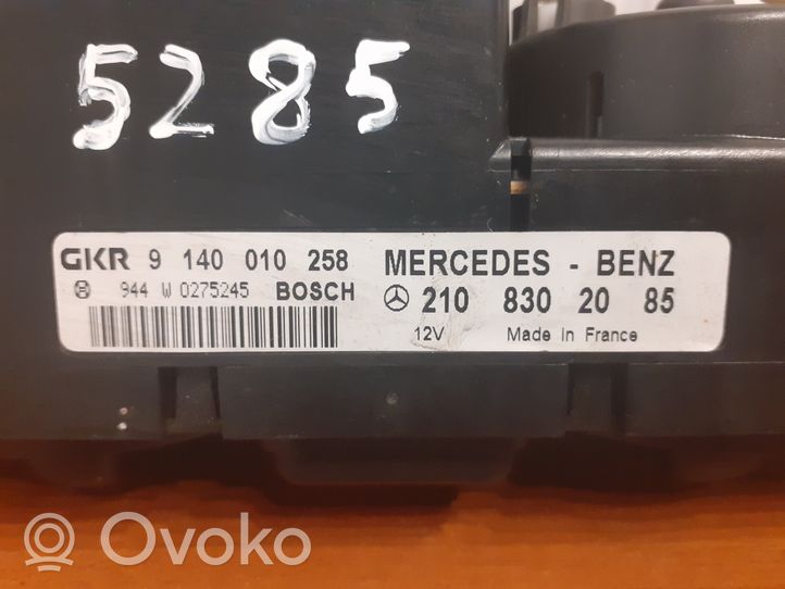 Mercedes-Benz E W210 Interrupteur ventilateur 9140010258