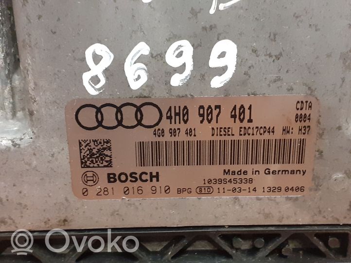 Audi A8 S8 D4 4H Variklio valdymo blokas 8699