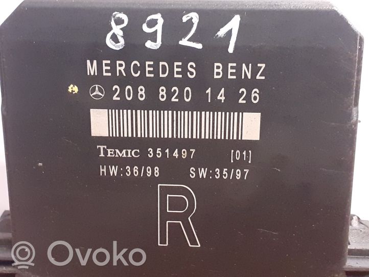 Mercedes-Benz E W210 Unité de commande module de porte 8921