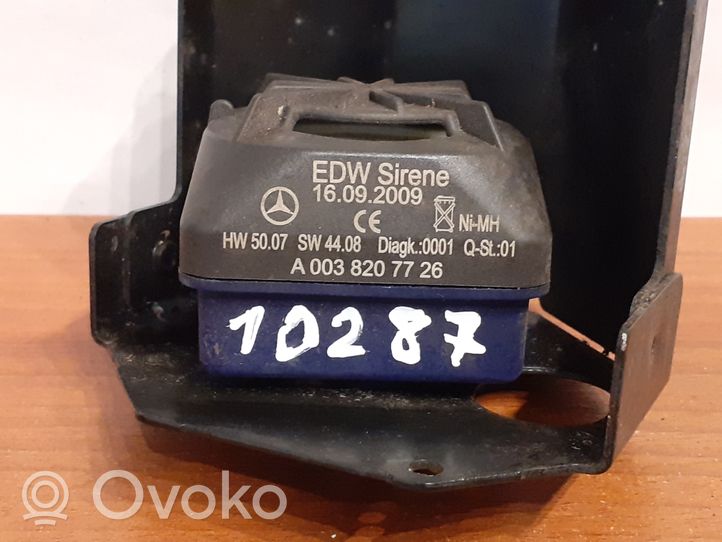 Mercedes-Benz E W212 Sirena del sistema de alarma A0038207726