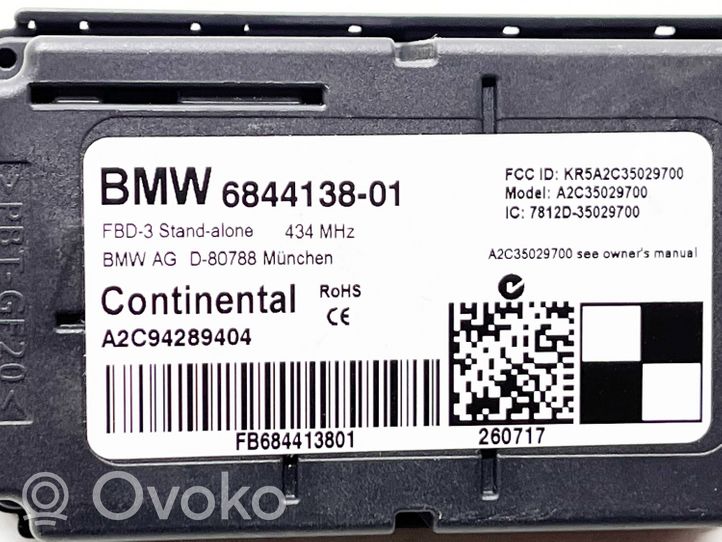 BMW 3 F30 F35 F31 Autres unités de commande / modules 6844138