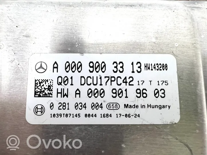 Mercedes-Benz C W205 Adblue skysčio siurblio valdymo blokas A0009003313