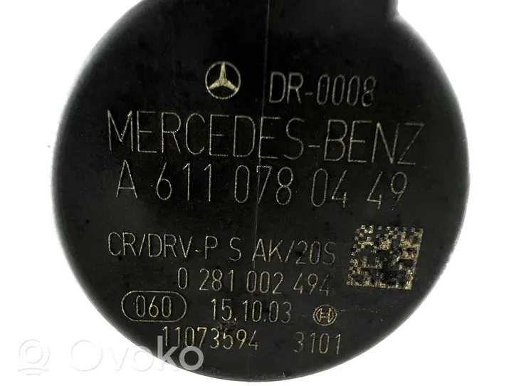 Mercedes-Benz Vito Viano W639 Régulateur de pression de carburant A6110780449