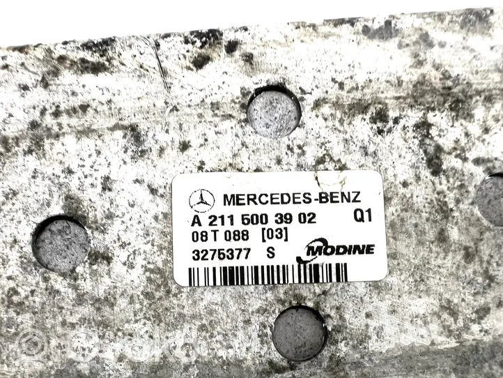 Mercedes-Benz E W211 Refroidisseur intermédiaire A2115003902