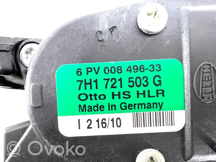 Volkswagen Transporter - Caravelle T5 Pedał gazu / przyspieszenia 7H1721503G
