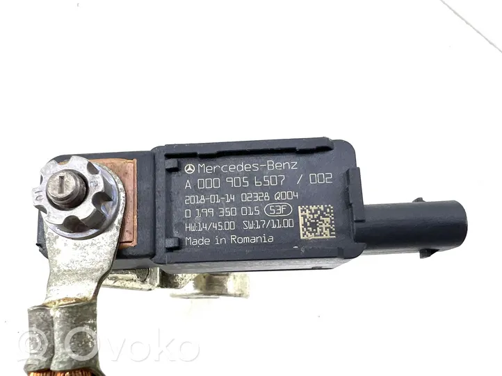 Mercedes-Benz E W213 Câble négatif masse batterie A0009056507