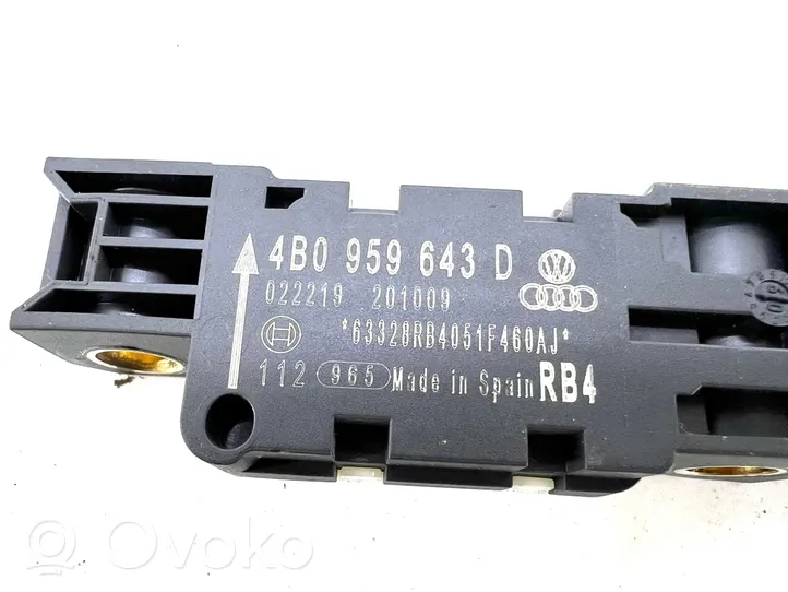 Audi A3 S3 A3 Sportback 8P Airbag deployment crash/impact sensor 4B0959643D