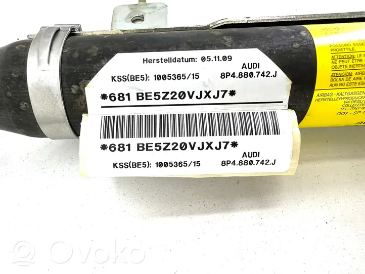 Audi A3 S3 A3 Sportback 8P Airbag del techo 8P4880742J