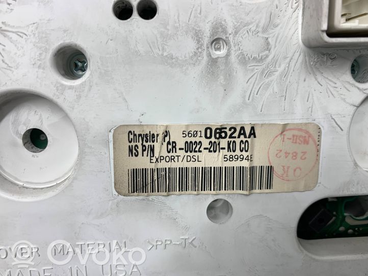 Jeep Grand Cherokee (WJ) Tachimetro (quadro strumenti) 56010652AA