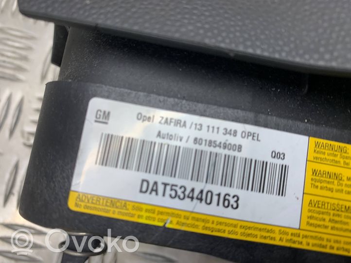 Opel Zafira B Airbag de volant 13111348