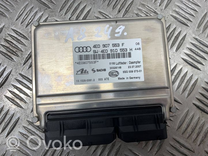 Audi A8 S8 D3 4E Jousituksen ohjainlaite/moduuli 4E0907553F