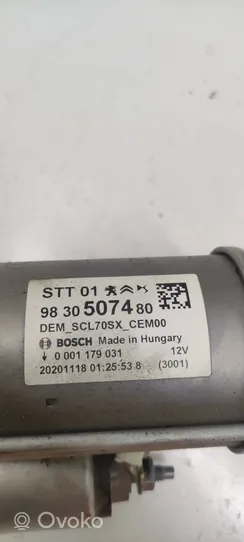 Peugeot 2008 II Starter motor 9830507480