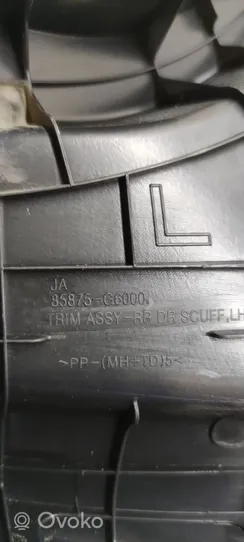 KIA Picanto Copertura del rivestimento del sottoporta posteriore 85875C6000