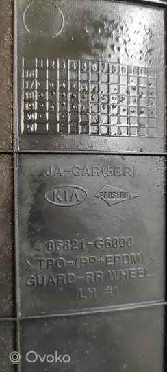 KIA Picanto Revestimientos de la aleta guardabarros antisalpicaduras trasera 86821G6000