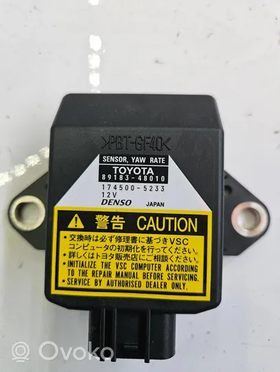 Lexus RX 300 Czujnik przyspieszenia ESP 8918348010