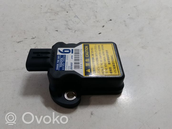 Toyota Land Cruiser (J150) Capteur de vitesse de lacet d'accélération ESP 8918348030