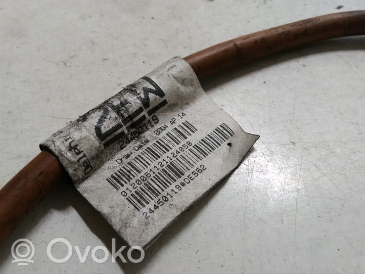 Opel Vectra C Câble négatif masse batterie 24450119