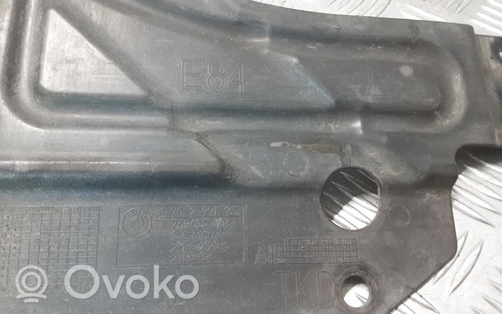 BMW X1 E84 Copertura/vassoio sottoscocca posteriore 51752991165