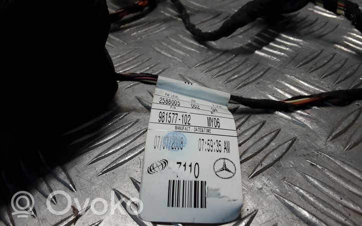 Mercedes-Benz R W251 Takaoven johtosarja 981577102