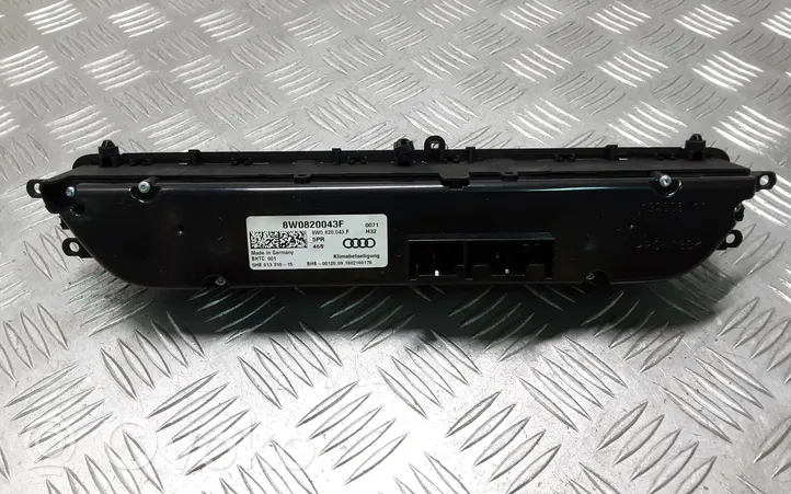 Audi A4 S4 B9 Panel klimatyzacji 8W0820043F