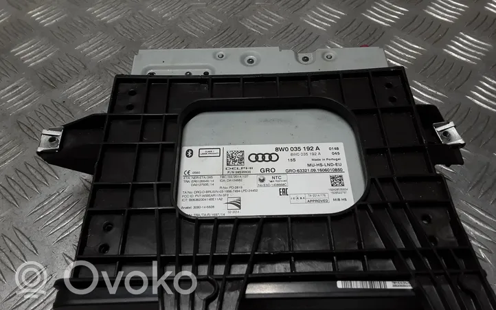 Audi A4 S4 B9 Radio/CD/DVD/GPS-pääyksikkö 8W0035192A