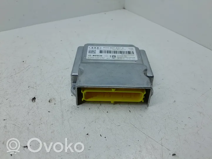 Audi A6 S6 C7 4G Oro pagalvių valdymo blokas 4G0907637K