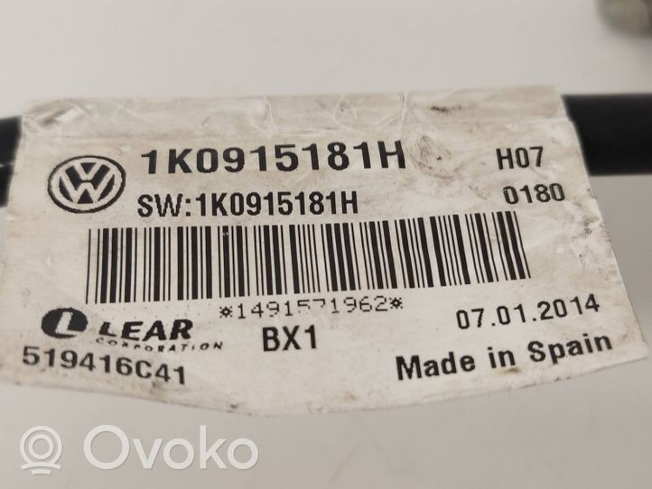 Audi Q3 8U Минусовый провод (аккумулятора) 1K0915181H