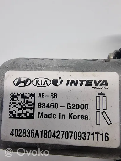 Hyundai Ioniq Rear door window regulator motor 83460G2000