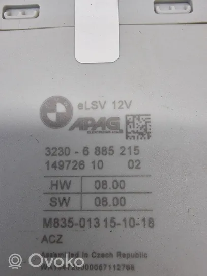 BMW 5 G30 G31 Crémaillère de direction module 6885215