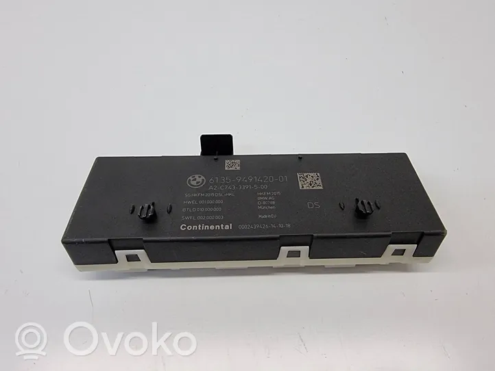 BMW 5 G30 G31 Unité de commande / module de hayon 9491420