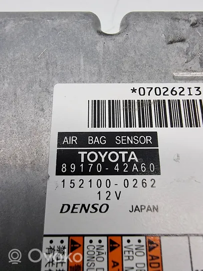 Toyota RAV 4 (XA50) Centralina/modulo airbag 8917042A60