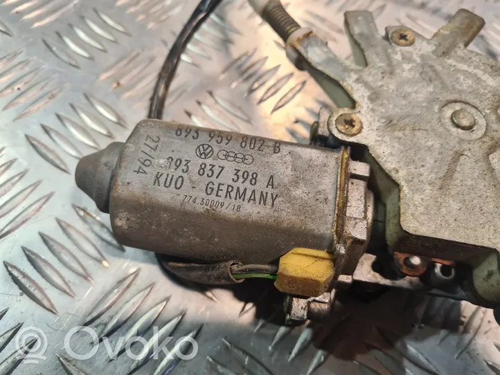 Audi 80 90 S2 B4 Priekinio el. lango pakėlimo mechanizmo komplektas 893959802B