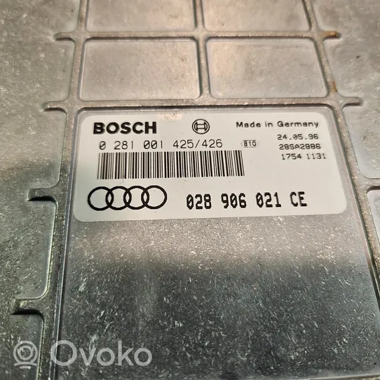 Audi 100 200 5000 C3 Variklio valdymo blokas 028906021CE