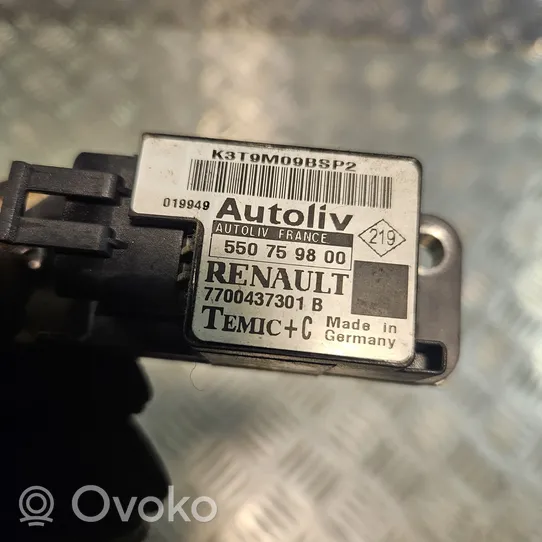 Renault Scenic I Sensore d’urto/d'impatto apertura airbag 7700437301B