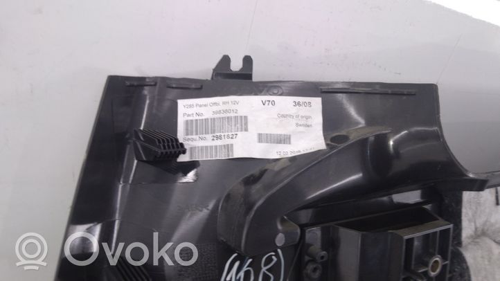 Volvo XC70 Apatinis, bagažinės šono, apdailos skydas 0059096