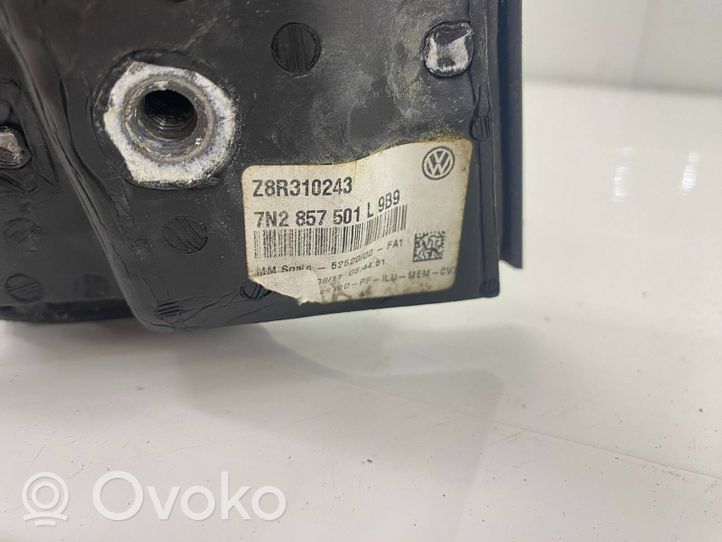 Volkswagen Sharan Elektryczne lusterko boczne drzwi przednich 7N2857501L