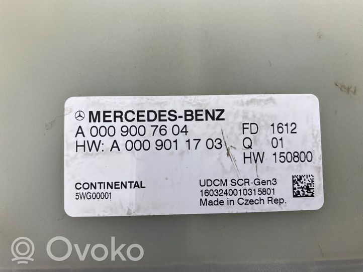 Mercedes-Benz E W213 Pakojärjestelmän pelkistysaineiden ohjainlaite A0009011703