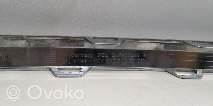 Volkswagen PASSAT B7 Modanatura della barra di rivestimento del paraurti anteriore 3AF807460