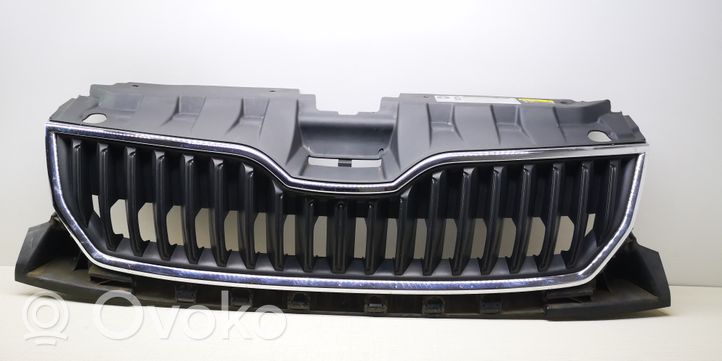 Skoda Fabia Mk3 (NJ) Grille calandre supérieure de pare-chocs avant 6V0853653