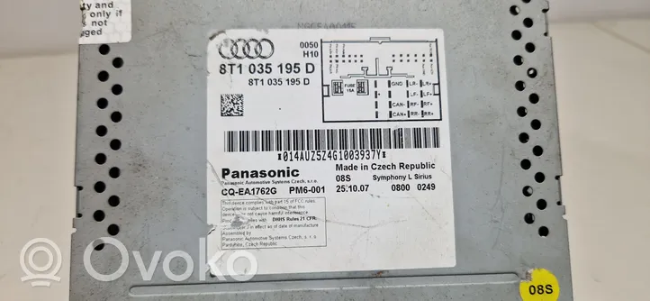 Audi A5 8T 8F Radio / CD/DVD atskaņotājs / navigācija 8T1035195D