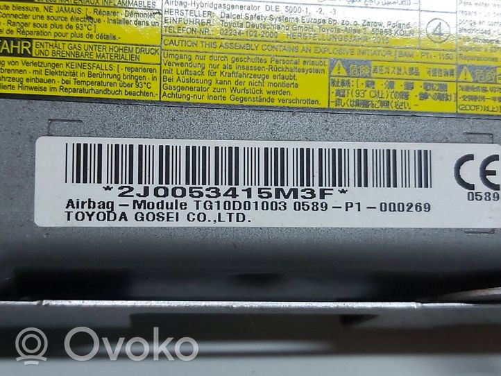 Toyota Avensis T270 Poduszka powietrzna Airbag chroniąca kolana 7390005041