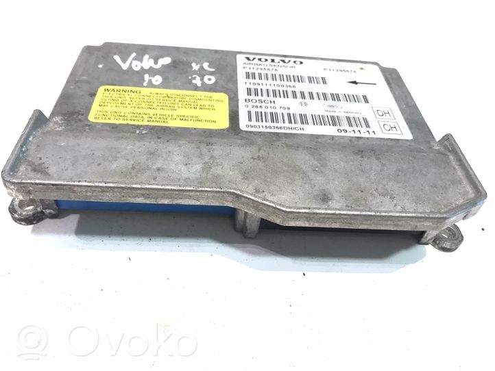 Volvo XC70 Oro pagalvių valdymo blokas 31295676