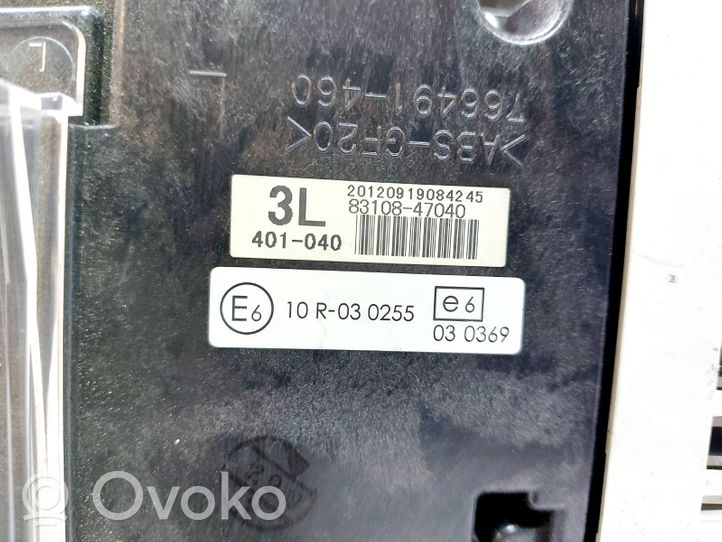 Toyota Prius+ (ZVW40) Head-up ekranas/ displėjus 8310847040