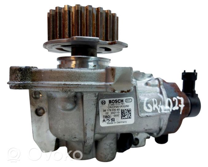 Opel Grandland X Fuel injection high pressure pump 0445010761